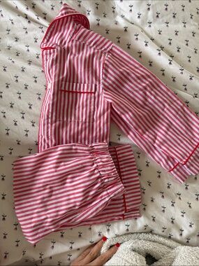 Crewcuts Red and White Striped Kids Pajama Set
